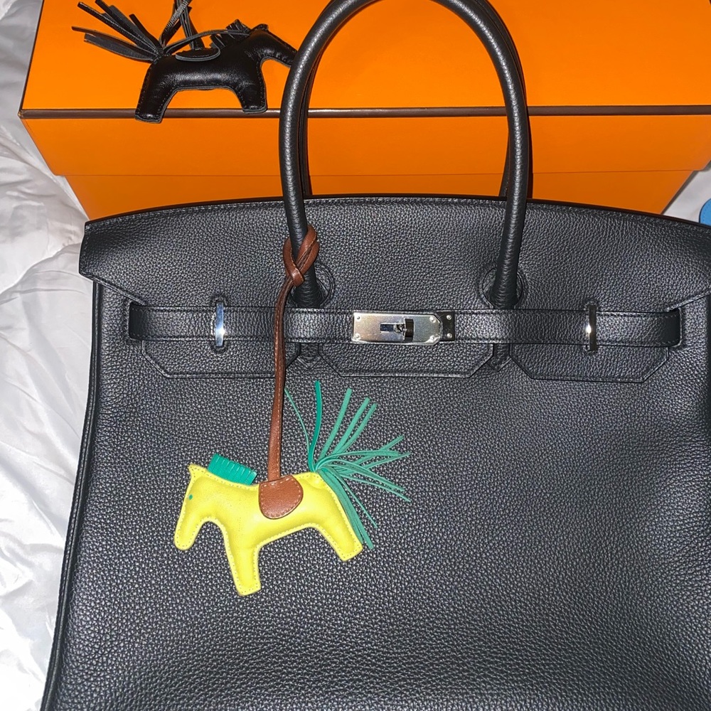 RARE YELLOW HERMÈS
Milo GriGri Rodeo Bag Charm pm - Picture 14 of 16